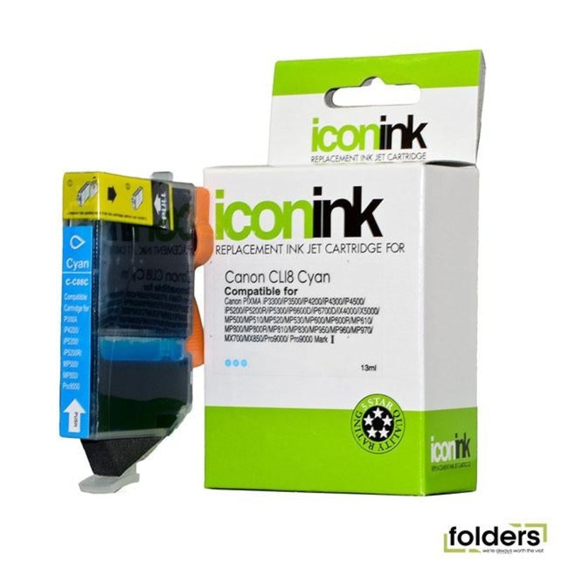 Icon Compatible Canon CLi-8C Cyan Ink Cartridge