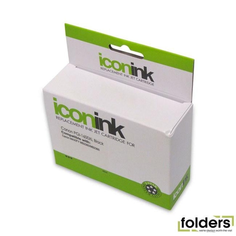 Icon Compatible Canon PGi-1600 XL Black Ink Cartridge