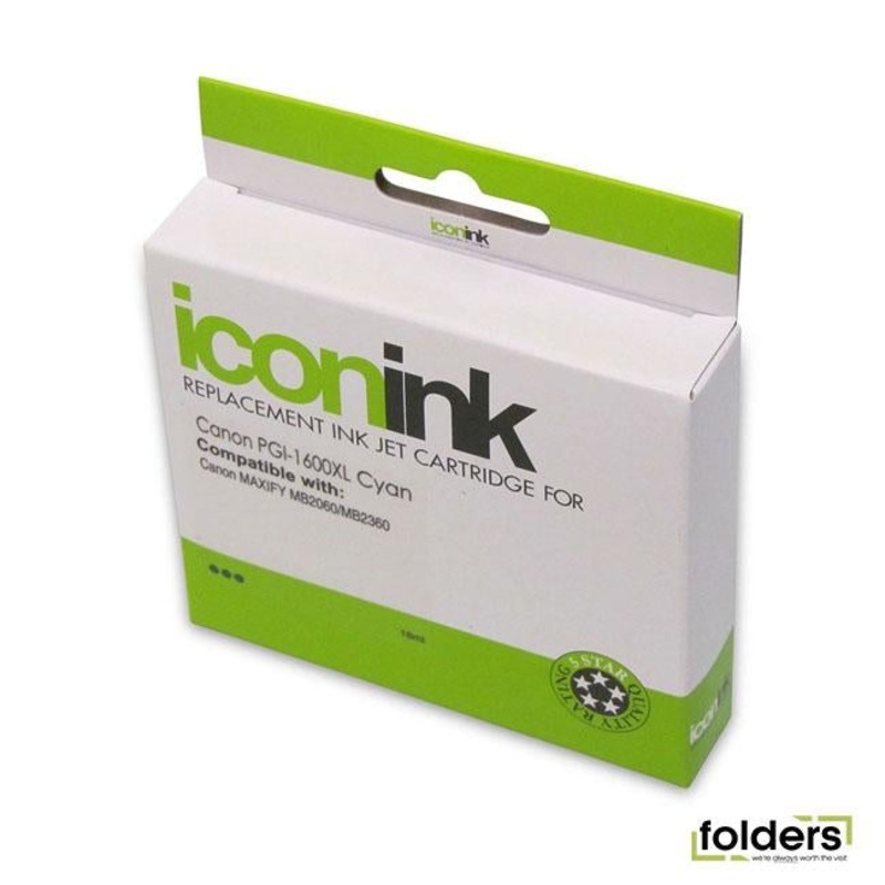 Icon Compatible Canon PGi-1600 XL Cyan Ink Cartridge