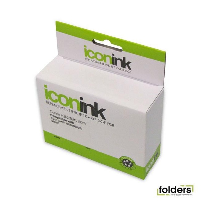 Icon Compatible Canon PGi-2600 XL Black Ink Cartridge