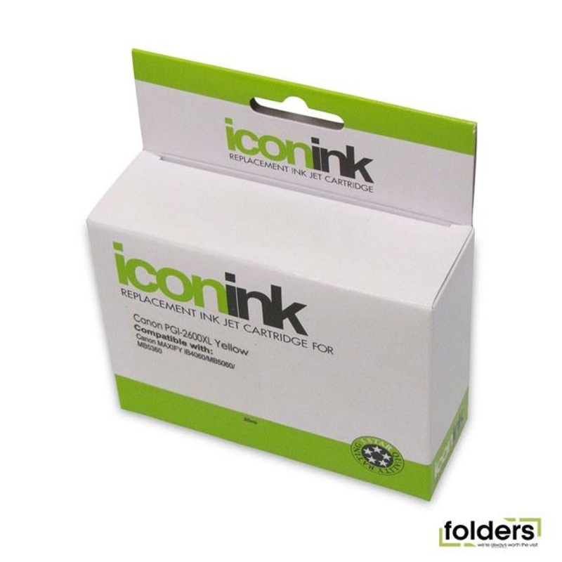Icon Compatible Canon PGi-2600 XL Yellow Ink Cartridge