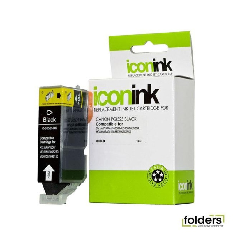 Icon Compatible Canon PGi-525 Black Ink Cartridge