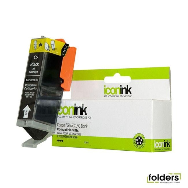 Icon Compatible Canon PGi-650 Black Ink Cartridge