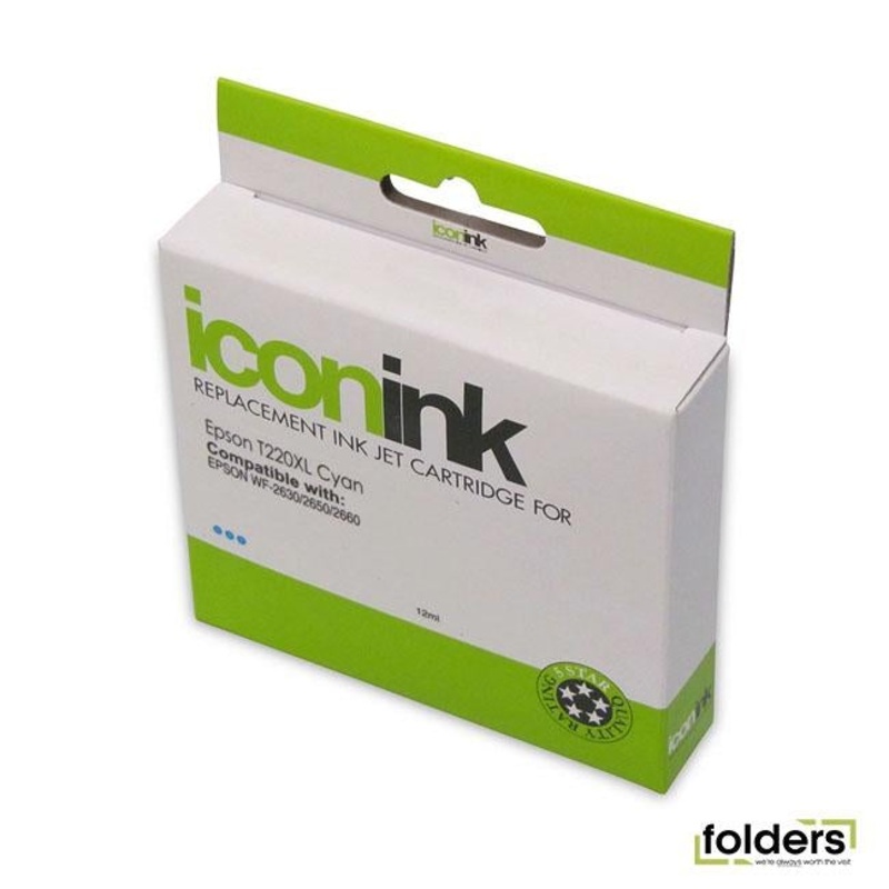 Icon Compatible Epson 220XL Cyan Ink Cartridge (C13T294292)