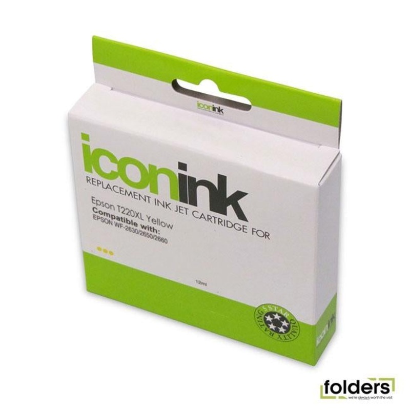 Icon Compatible Epson 220XL Yellow Ink Cartridge (C13T294492)