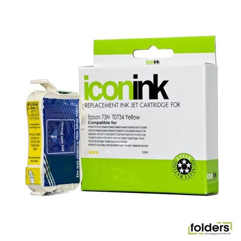 Icon Compatible Epson T0734 Yellow 73N Ink Cartridge