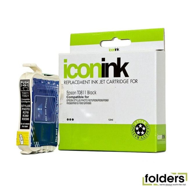 Icon Compatible Epson T0811 Black 81N Ink Cartridge