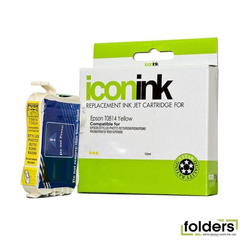 Icon Compatible Epson T0814 Yellow 81N Ink Cartridge