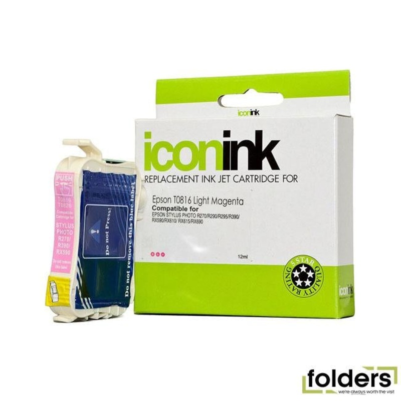 Icon Compatible Epson T0816 Light Magenta 81N Ink Cartridge