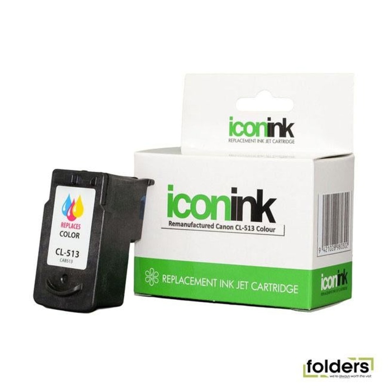 Icon Remanufactured Canon CL513 Colour Ink Cartridge