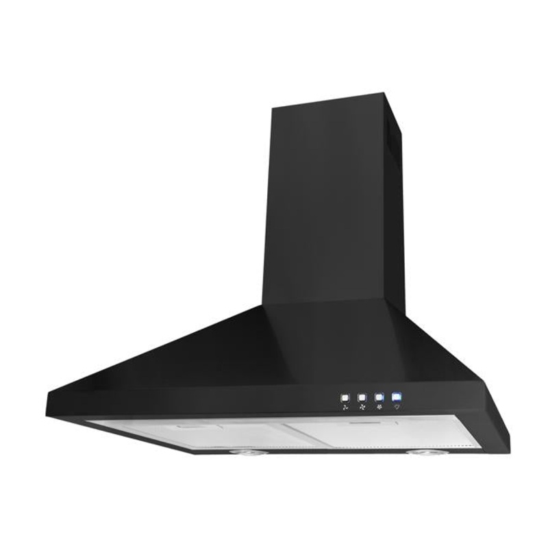 Parmco 60cm Black Lifestyle Canopy Rangehood (URCAN-6B-1000L)
