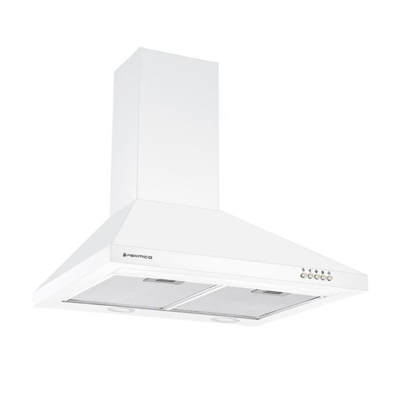 Parmco 60cm White Styleline Canopy Rangehood (RCAN-6W-500L)