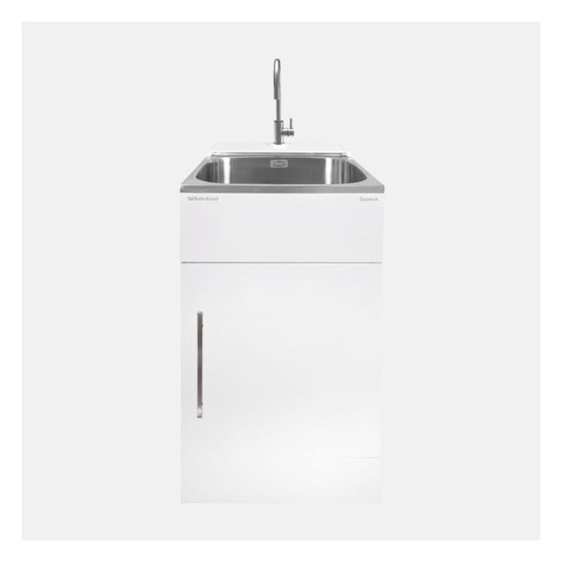 Robinhood Standard Sized Tub with Rear Console and S/S Gooseneck Tap ST3703