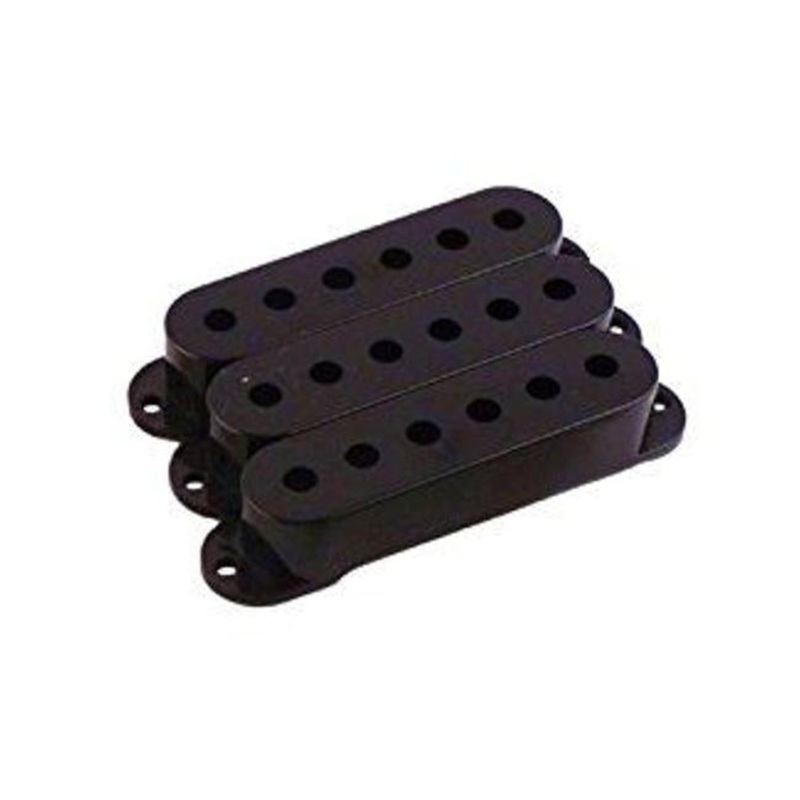 Seymour Single Coil Pickup Cover Set Black