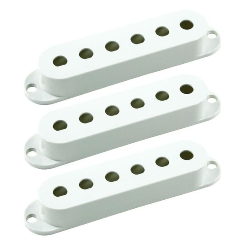 Seymour Single Coil Pickup Cover Set White
