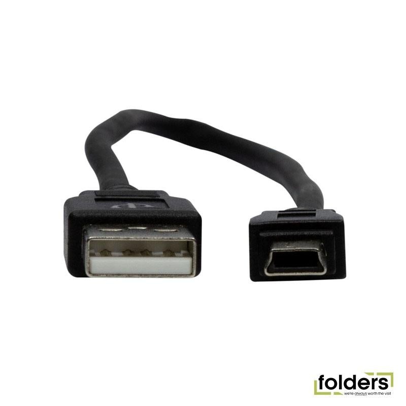 DYNAMIX 0.3m USB2.0 Mini-B(5-pin) Male to USB-A Male