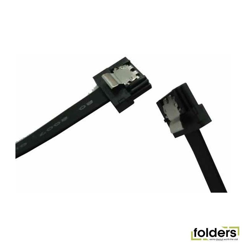 DYNAMIX 0.5m Mini SATA 6Gbs Cable with Latch (Black)