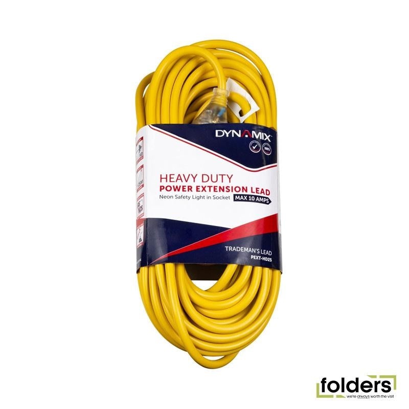 DYNAMIX 20m 240v Heavy Duty Power Extension Lead