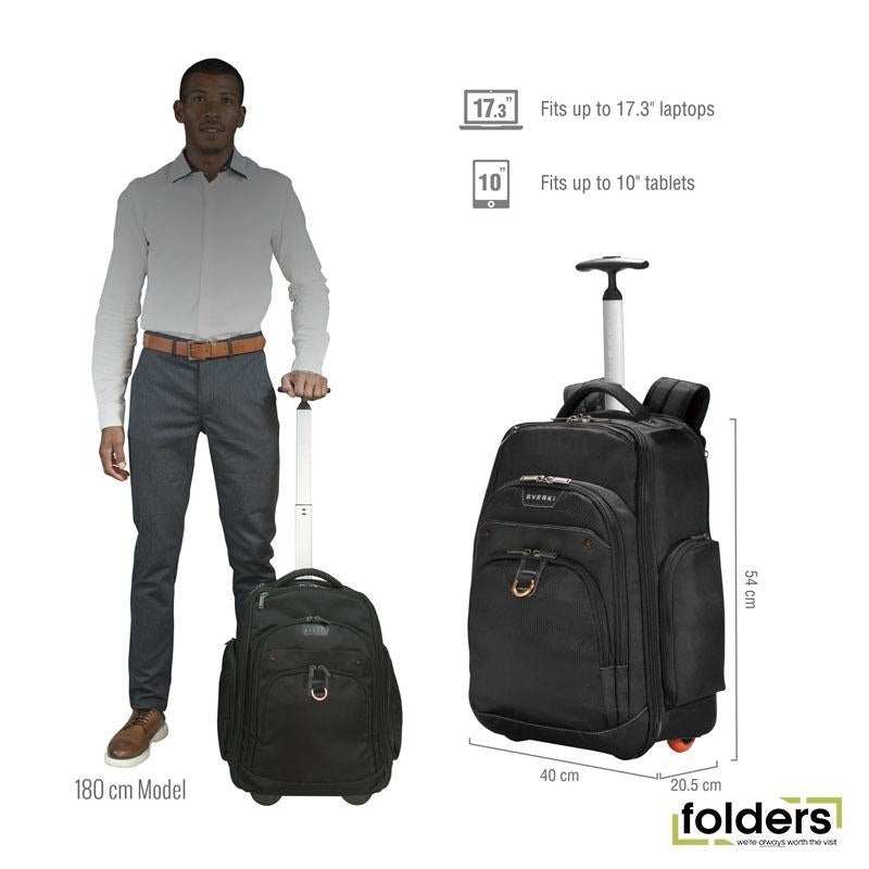 EVERKI Atlas Wheeled Laptop Backpack (Fits 13 to 17.3 inch)