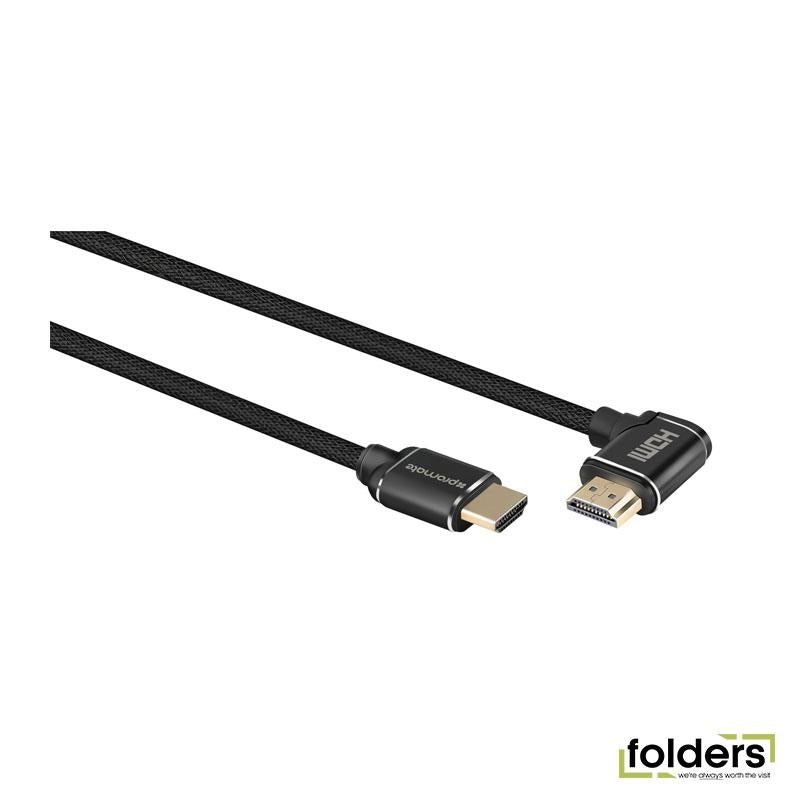 PROMATE 5m 4K HDMI Gold Connector right angle Cable