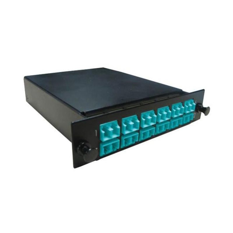 Dynamix Mpo Om3/4 12 Port Lc Duplex Multimode 24 Fibre Cassette.