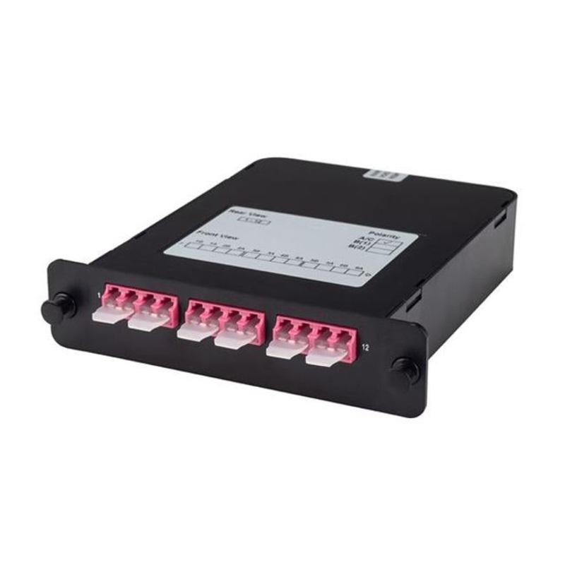 Dynamix Mpo Om3/4 6 Port Lc Duplex Multimode 12 Fibre Cassette.