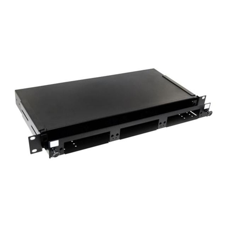 Dynamix 19' 1U Fibre Patch Panel 3X Slot Ver5. Metal Sliding Drawer