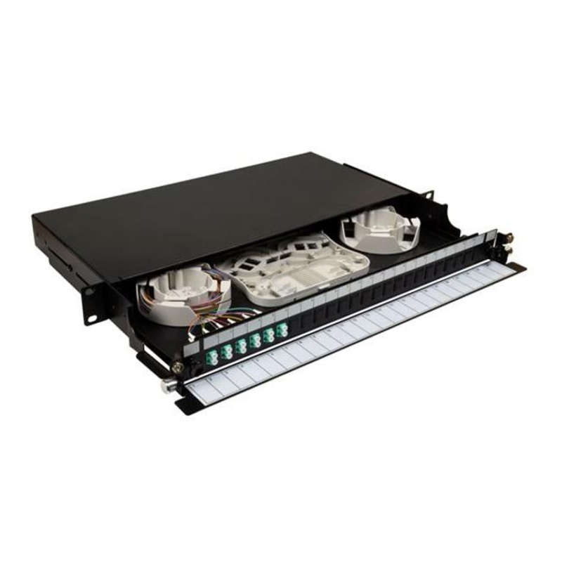 Dynamix 19' 1U Fibre Tray 12C Lc Mm Fully Loaded W 12X Lc Elite Om4