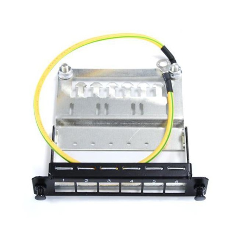 Dynamix 6X Port Unloaded Keystone Plate For Fpp3Pb Fibre Tray