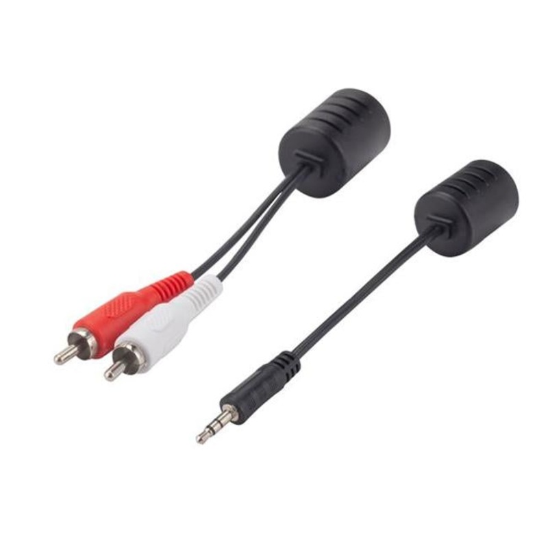 Dynamix Stereo Audio Connector To Rj45 Balun & 2X Rca Connectors