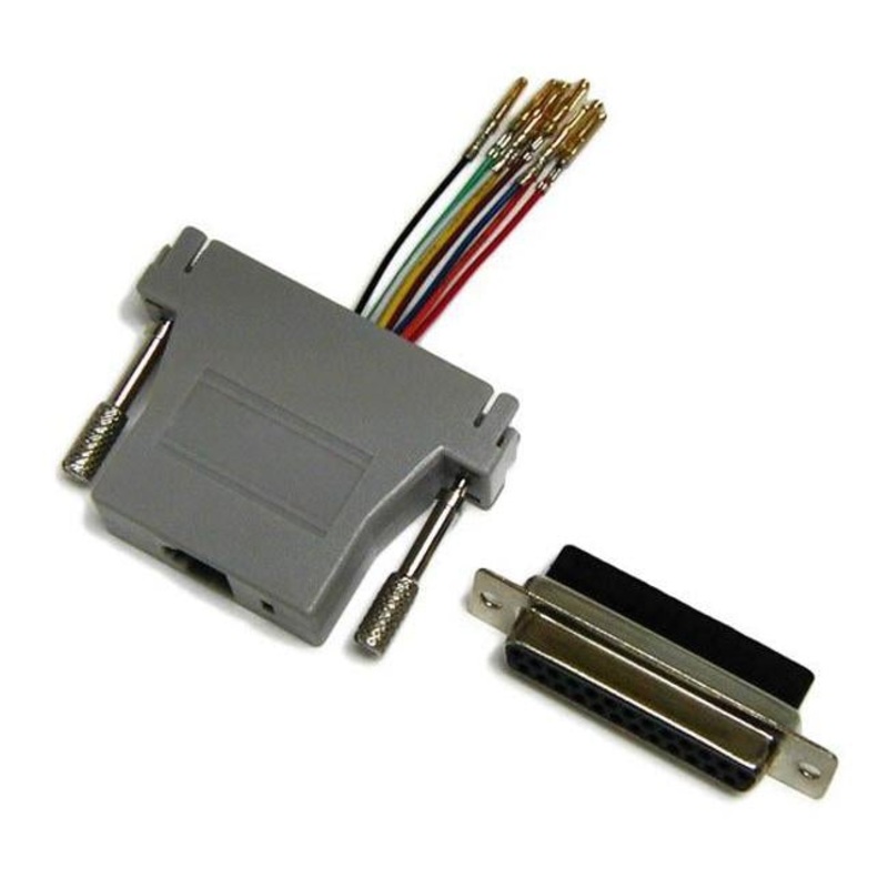 Dynamix Db25 Female To Rj45 Adaptor (8 Wire). Colour Black.