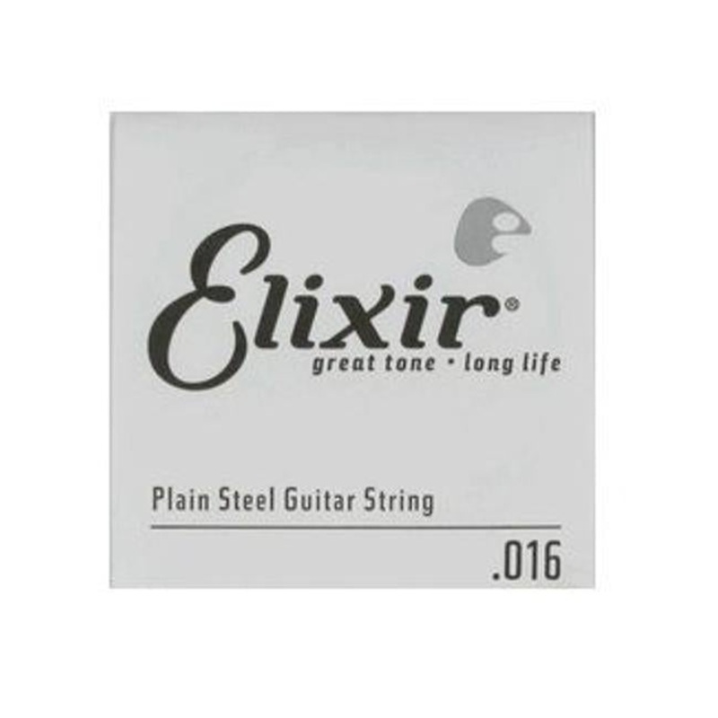 Elixir Plain Steel Single 016