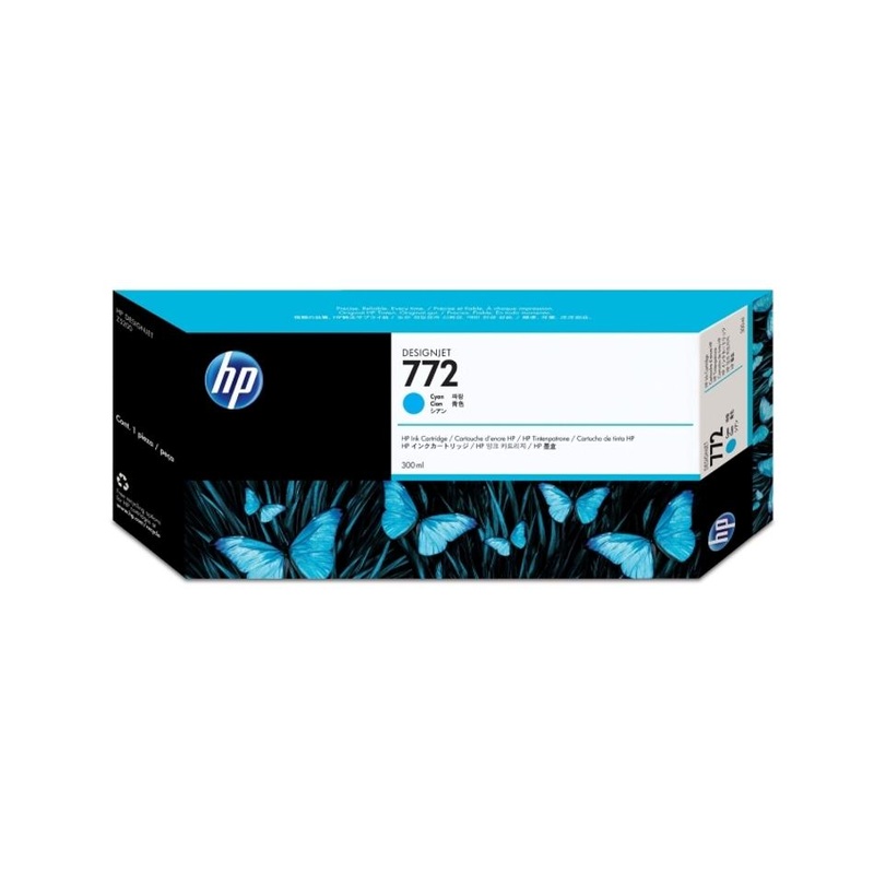 HP #772 300ml Cyan Ink CN636A