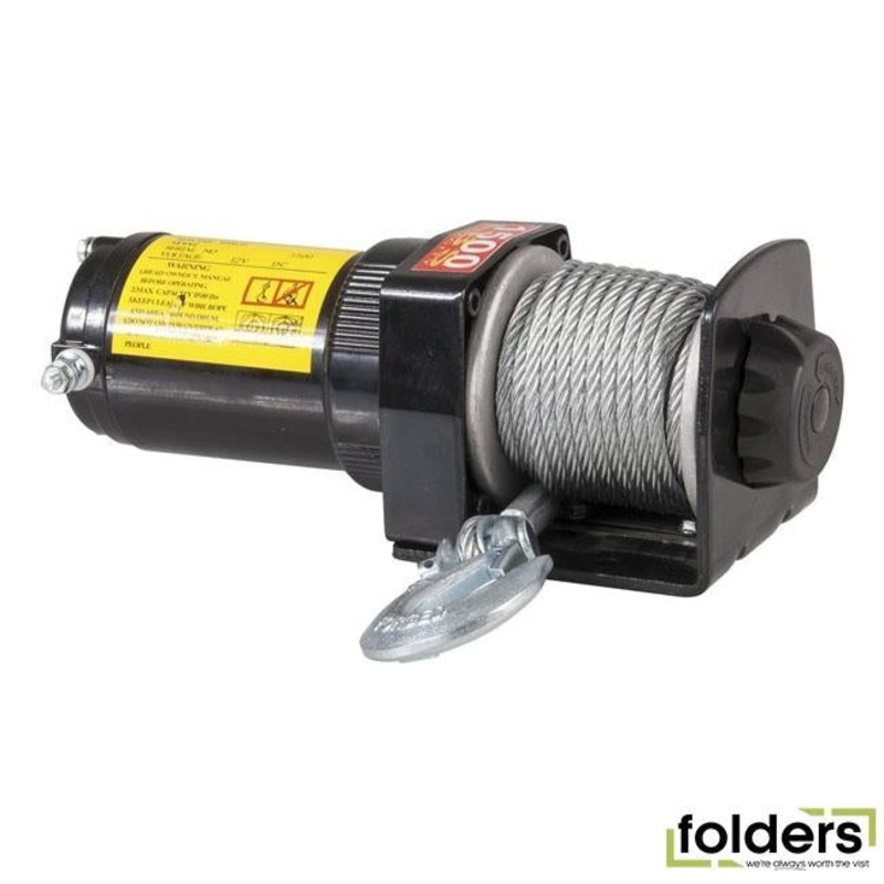 1500lb electric winch with remote
