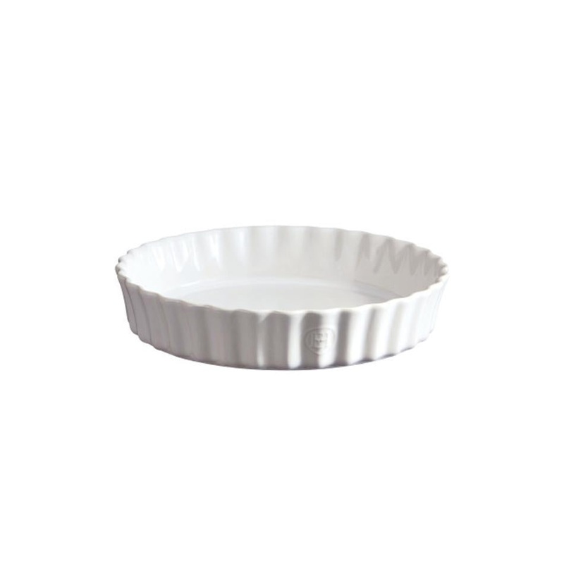 Emile Henry Deep Flan Dish 24 cm - Flour EH116024