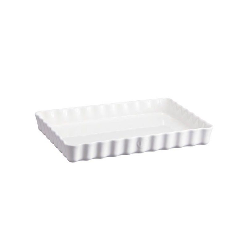 Emile Henry Deep Rectangular Tart Dish - Flour EH116038