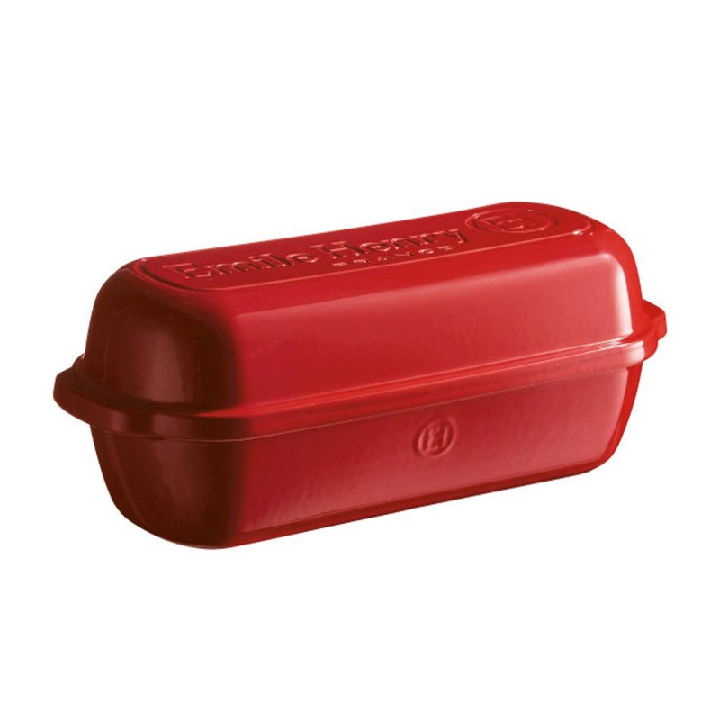 Emile Henry Large Bread Loaf Baker - Burgundy EH345503