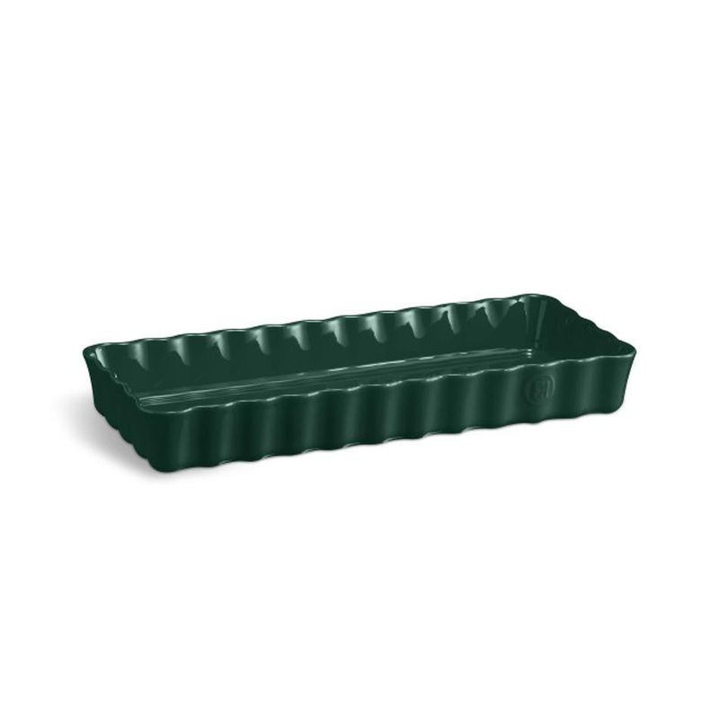 Emile Henry Slim Rectangular Tart Dish - Cedar EH076034