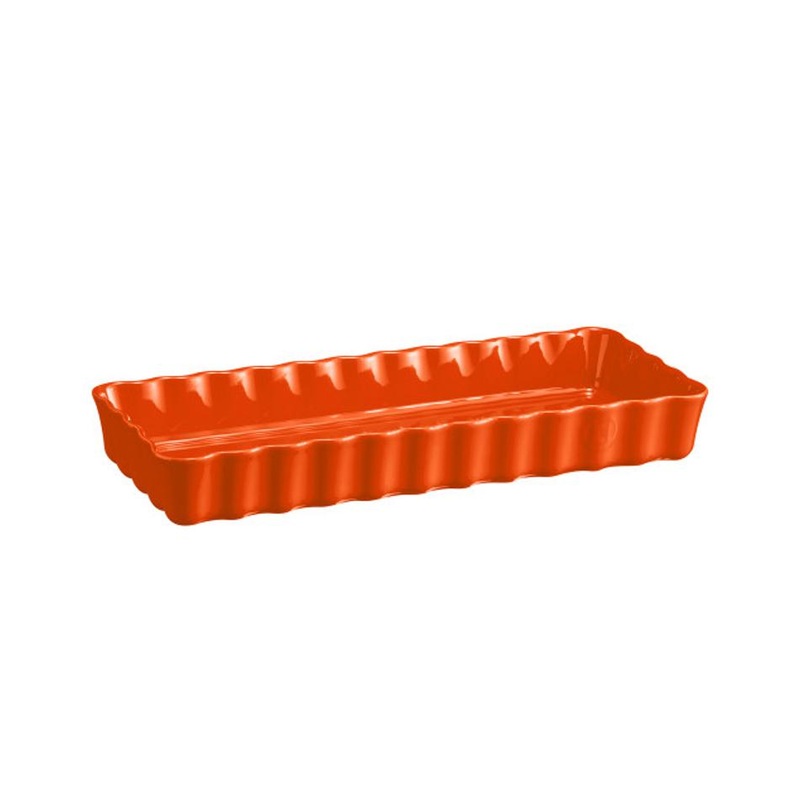 Emile Henry Slim Rectangular Tart Dish - Toscane EH766034