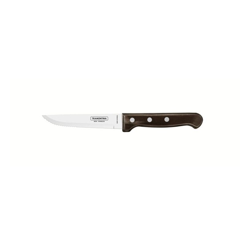 Tramontina Churrasco Steak Knife Gaucho Polywood Brown 5", 12cm