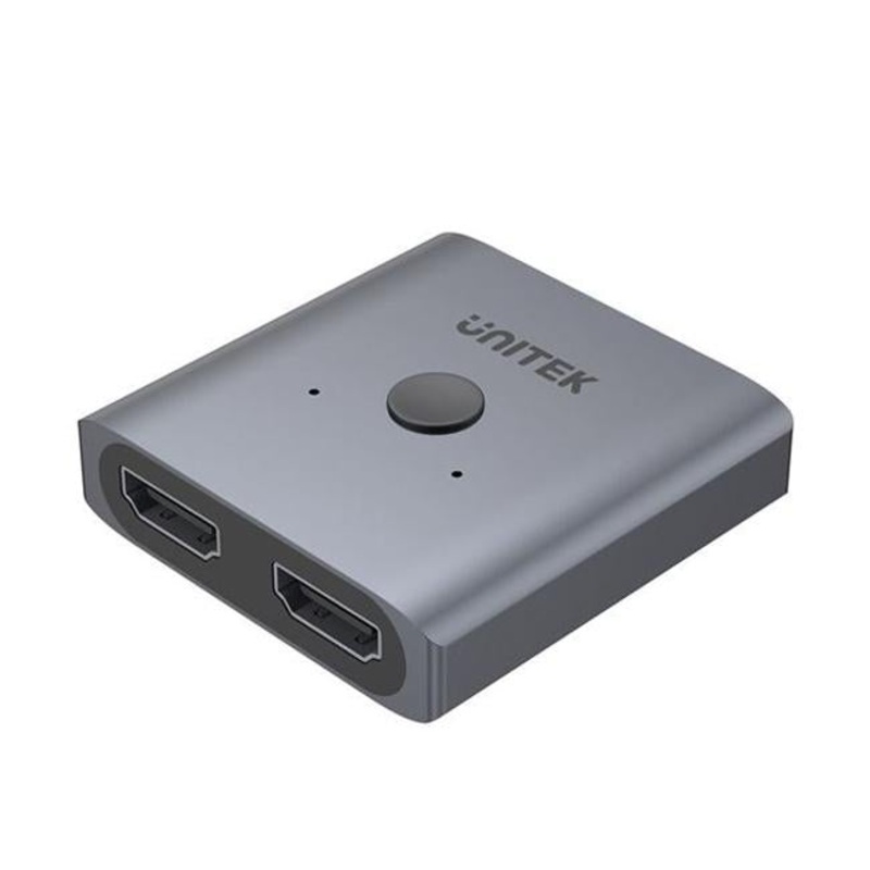Unitek 4K Hdmi 2.0 Bi-Directional Switch With Two-Way Usage: 2 In