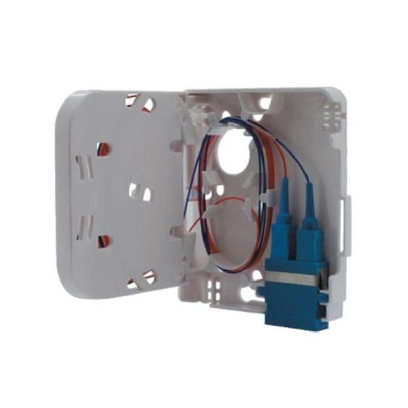 Dynamix Ftth Compact Wall Outlet 1 Port Sc Duplex / Lc Quad,