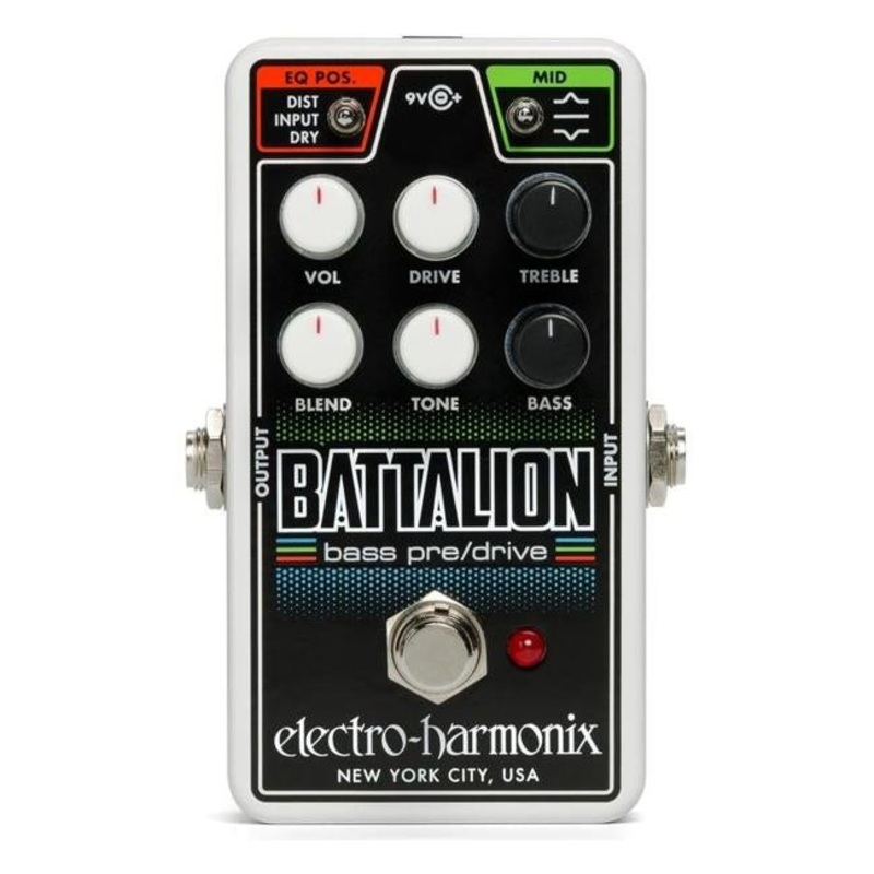 Electro Harmonix Nano Battalion Bass Preamp and Overdrive
