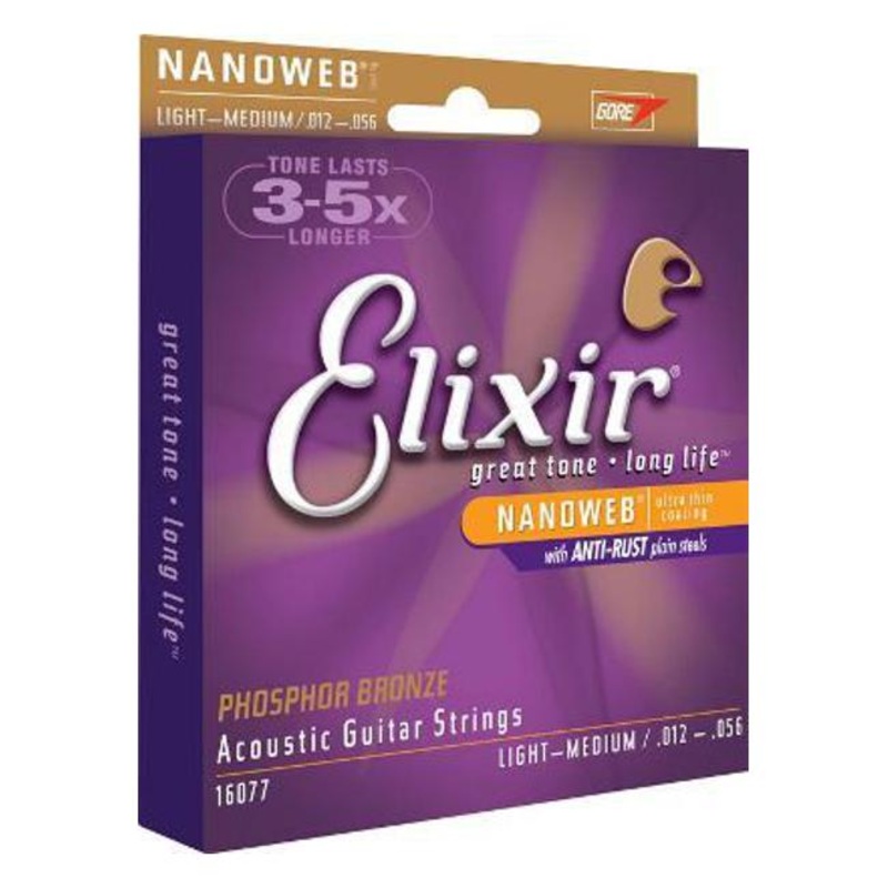 Elixir Acoustic NW Phos Bronze 12-56 L-M