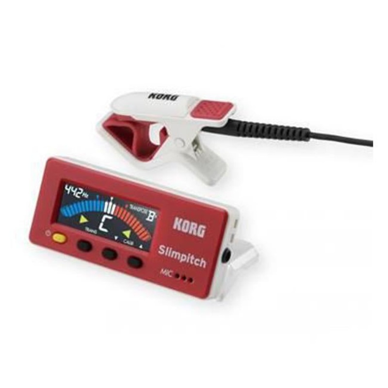 Korg Slimpitch Chromatic Tuner w/mic Red / White
