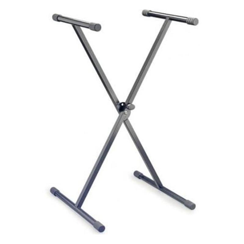 Stagg Single Braced X-Style Keyboard Stand Black