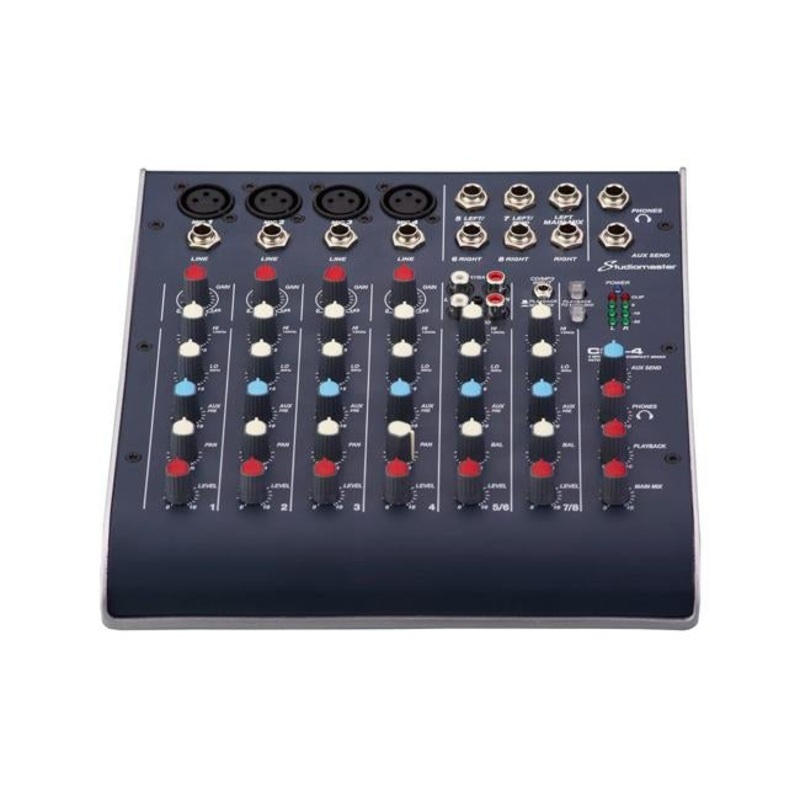 Studiomaster C2S-4 mixer - 8 input with 4 mic channels