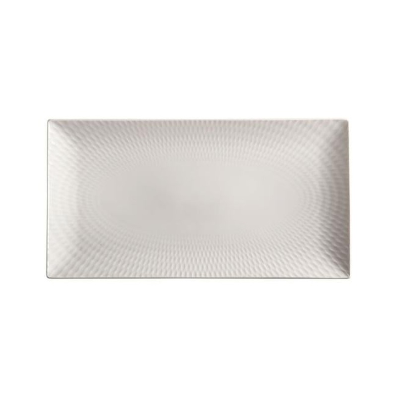 White Basics Diamonds Rectangular Platter 35x19cm Gift Boxed