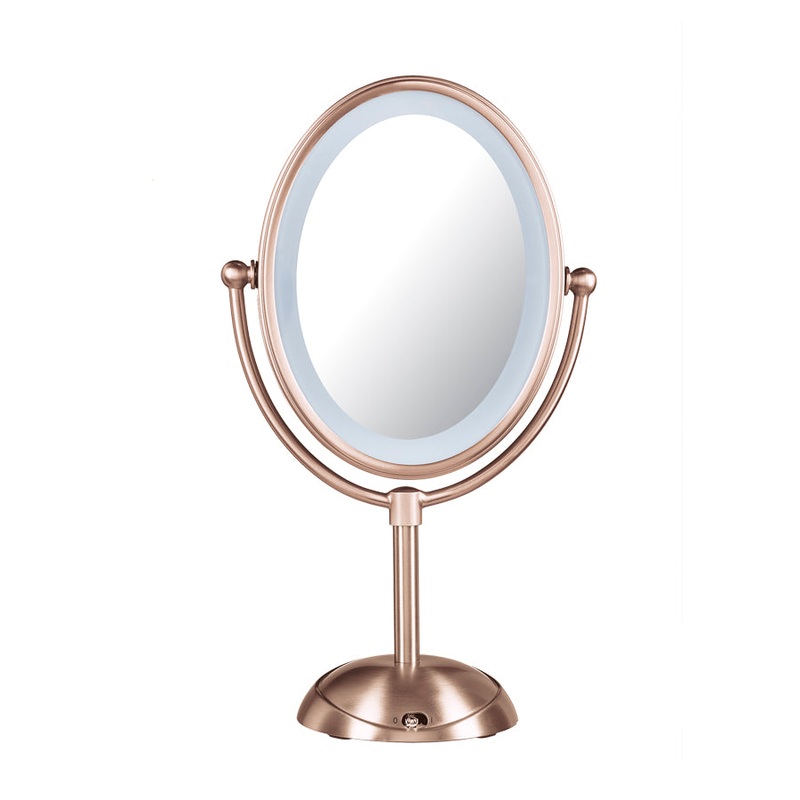 Conair Reflections LED Lighted Mirror Rose Gold CBE51LBRA