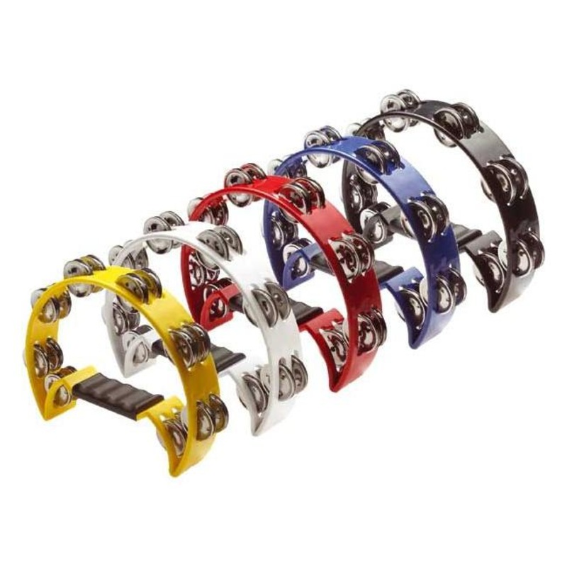 Stagg Cutaway Tambourine 16 Jingle, Black